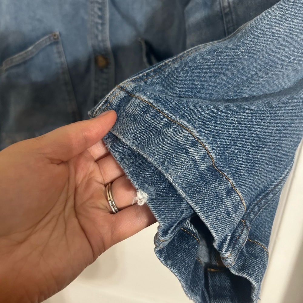 Pilcro Women’s Blue Denim Jacket - Picture 5 of 8